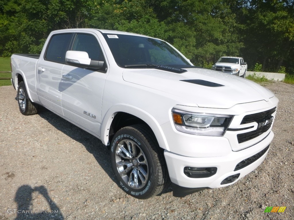 Ivory Tri–Coat 2019 Ram 1500 Laramie Crew Cab 4x4 Exterior Photo #134574949
