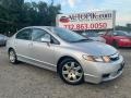 Alabaster Silver Metallic 2009 Honda Civic LX Sedan