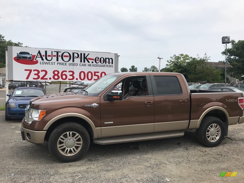 2011 F150 King Ranch SuperCrew 4x4 - Golden Bronze Metallic / Pale Adobe photo #3