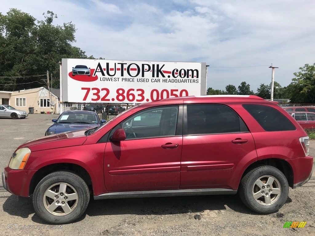 2006 Equinox LT AWD - Salsa Red Metallic / Light Cashmere photo #3