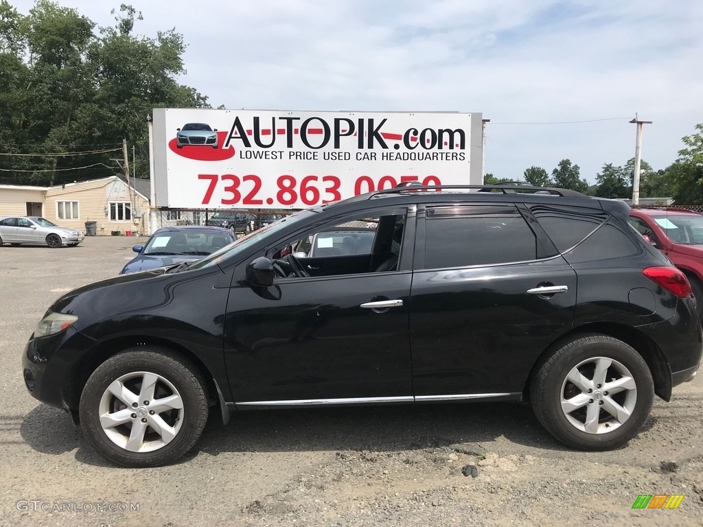 2009 Murano SL AWD - Super Black / Black photo #3