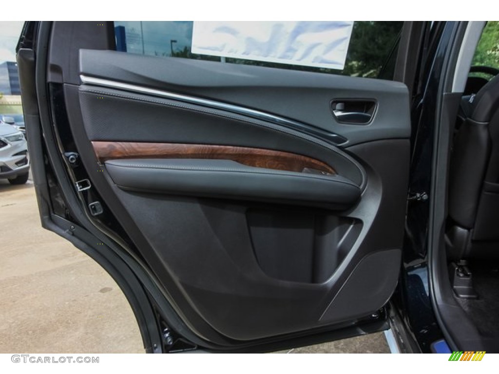 2020 Acura MDX Technology AWD Ebony Door Panel Photo #134576917