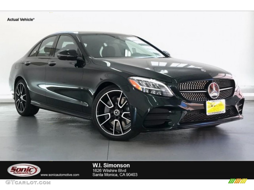 2019 C 300 Sedan - Emerald Green Metallic / Black photo #1
