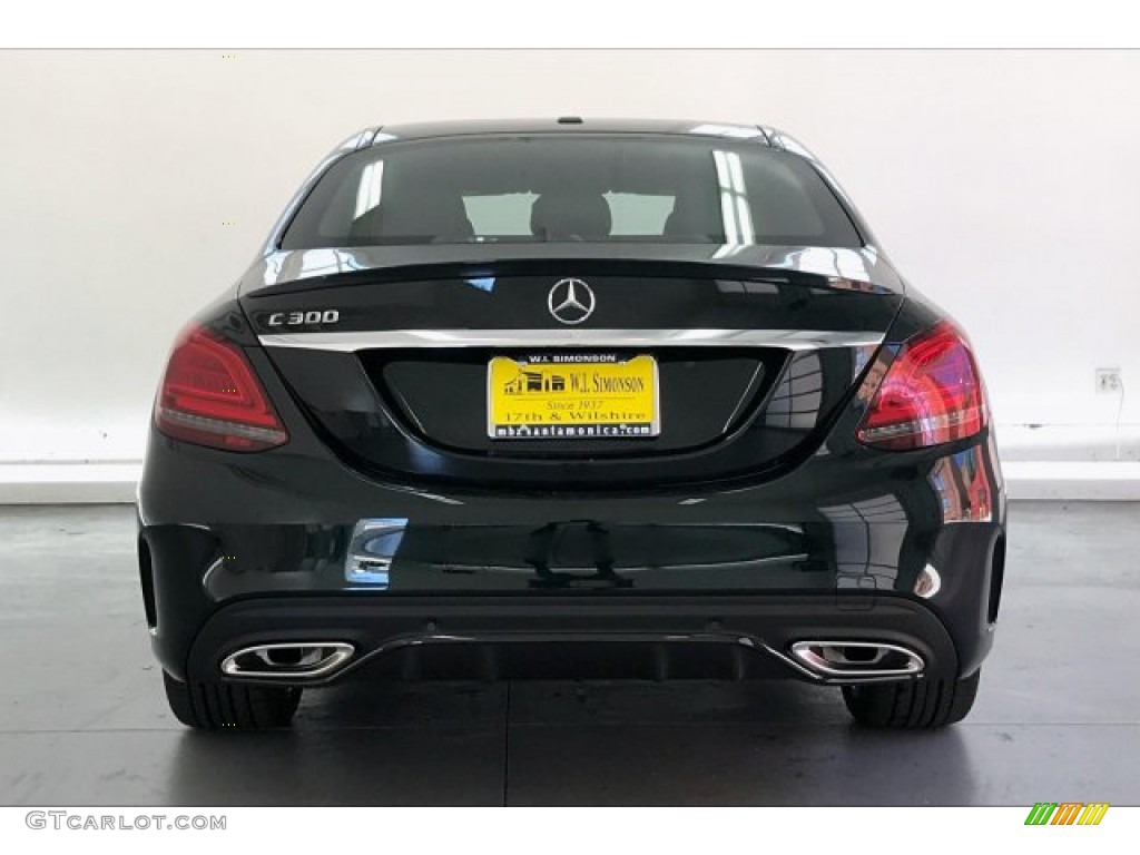 2019 C 300 Sedan - Emerald Green Metallic / Black photo #3