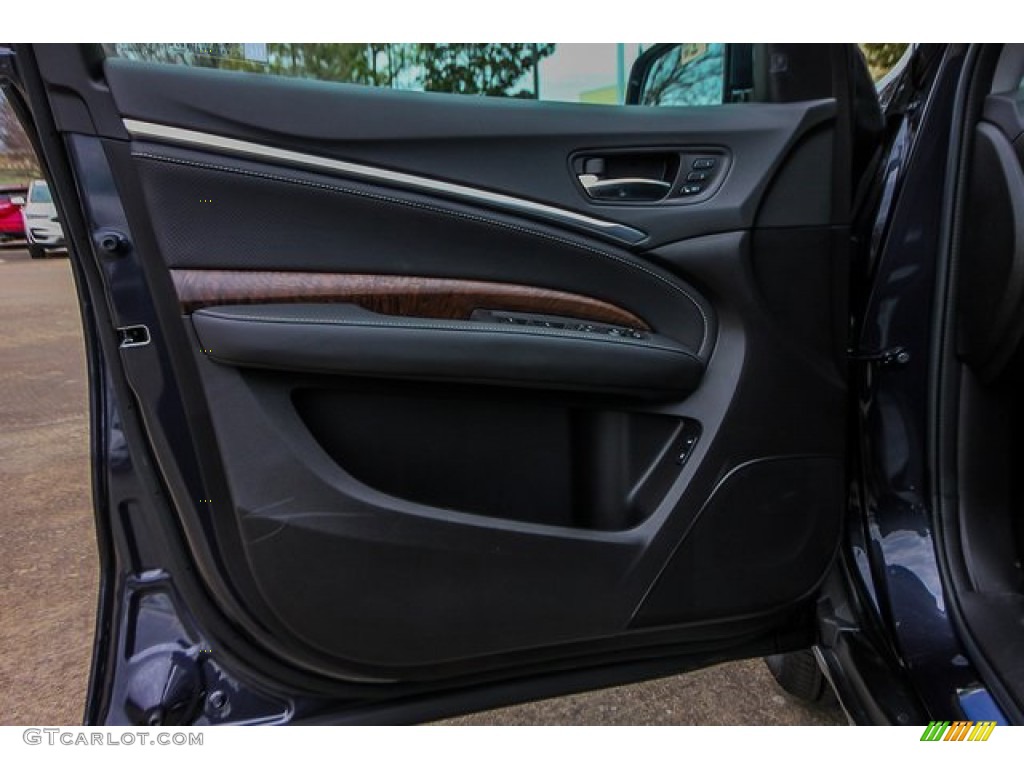 2020 Acura MDX Technology AWD Ebony Door Panel Photo #134581561