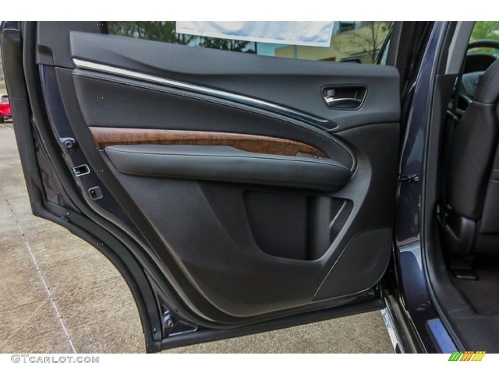 2020 Acura MDX Technology AWD Ebony Door Panel Photo #134581609