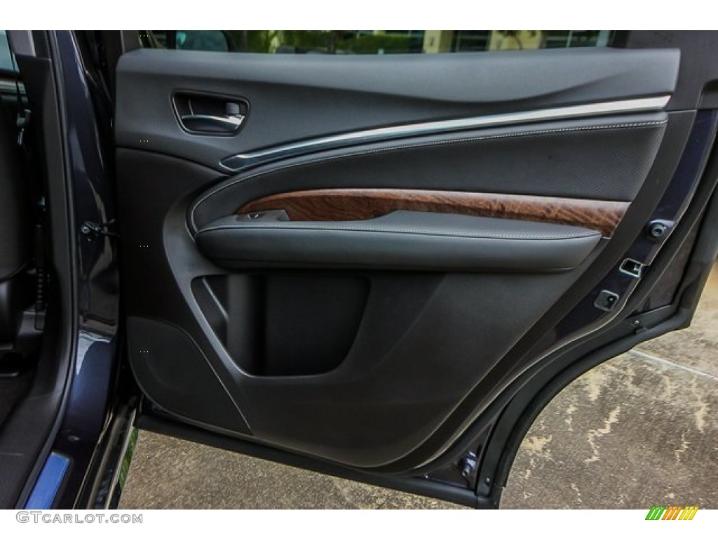 2020 Acura MDX Technology AWD Ebony Door Panel Photo #134581732