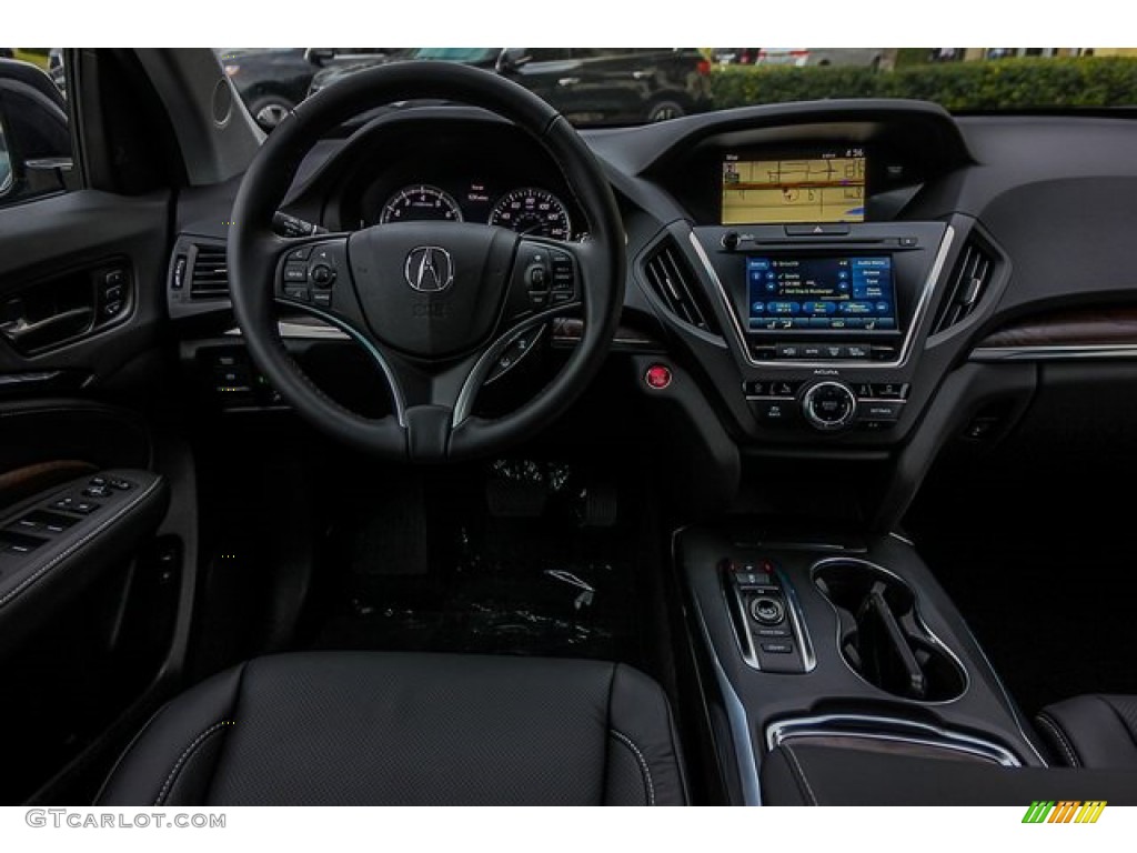 2020 Acura MDX Technology AWD Ebony Dashboard Photo #134581843