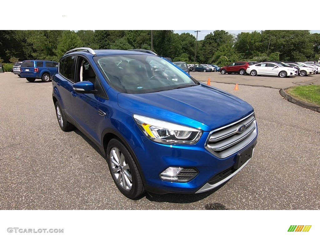 2017 Escape Titanium 4WD - Lightning Blue / Medium Light Stone photo #1