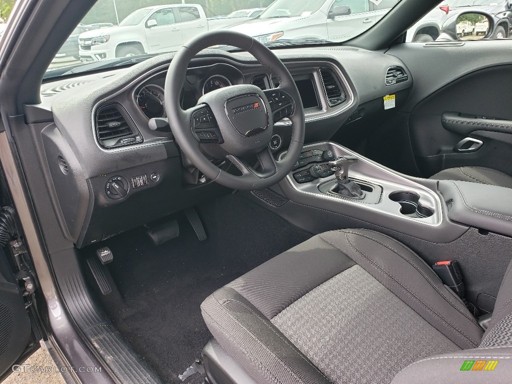Black Interior 2019 Dodge Challenger SXT Photo #134582971