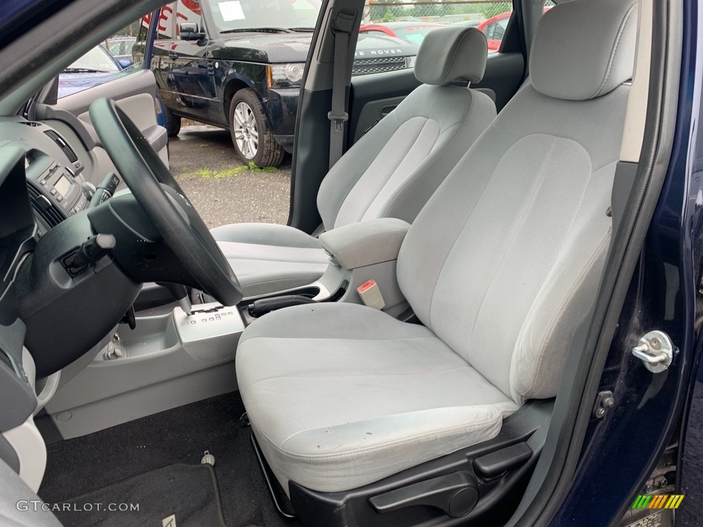 2008 Elantra GLS Sedan - Regatta Blue Metallic / Gray photo #14