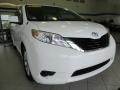 2013 Super White Toyota Sienna LE AWD  photo #12