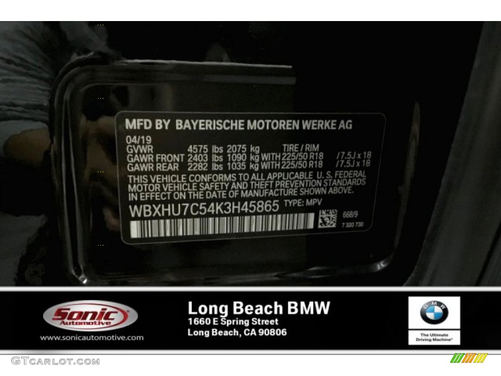 2019 X1 sDrive28i - Jet Black / Black photo #11