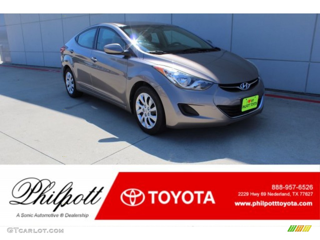 2012 Elantra GLS - Desert Bronze / Beige photo #1
