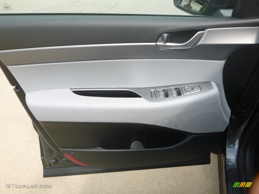 2020 Hyundai Palisade SEL AWD Black/Gray Door Panel Photo #134589493