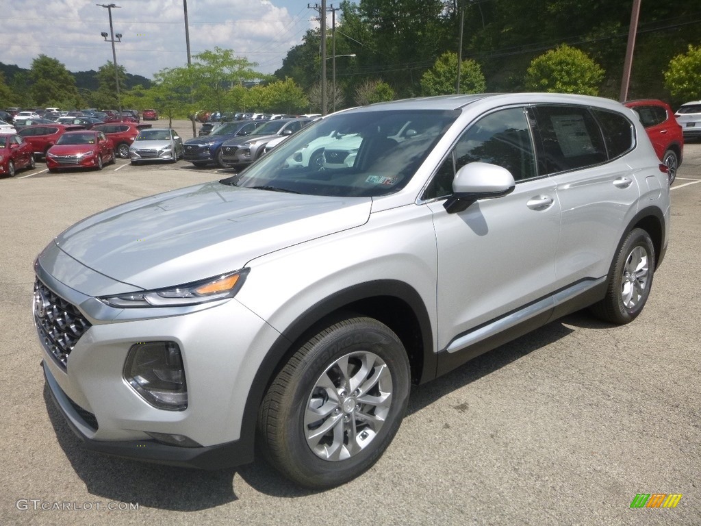 Shimmering Silver Pearl 2020 Hyundai Santa Fe SEL AWD Exterior Photo #134589703
