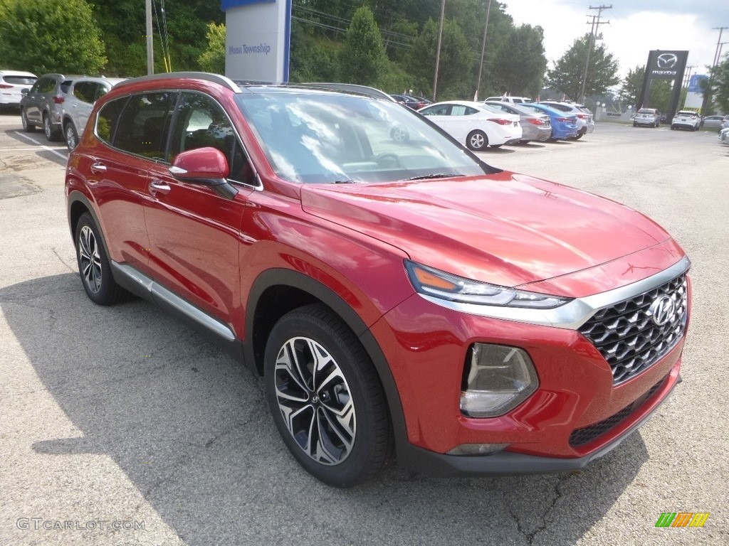 Calypso Red 2020 Hyundai Santa Fe SEL 2.0 AWD Exterior Photo #134590012