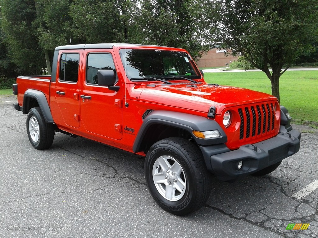 Firecracker Red 2020 Jeep Gladiator Sport 4x4 Exterior Photo #134590027