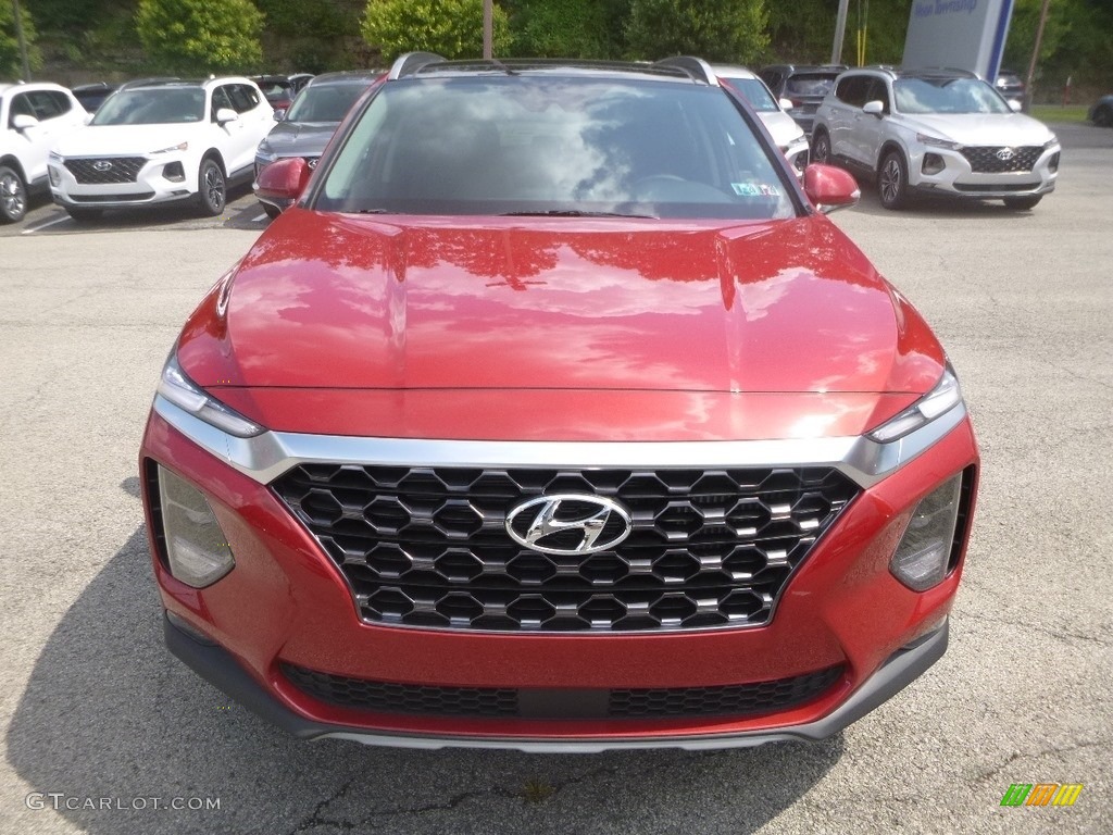 2020 Santa Fe SEL 2.0 AWD - Calypso Red / Black photo #4