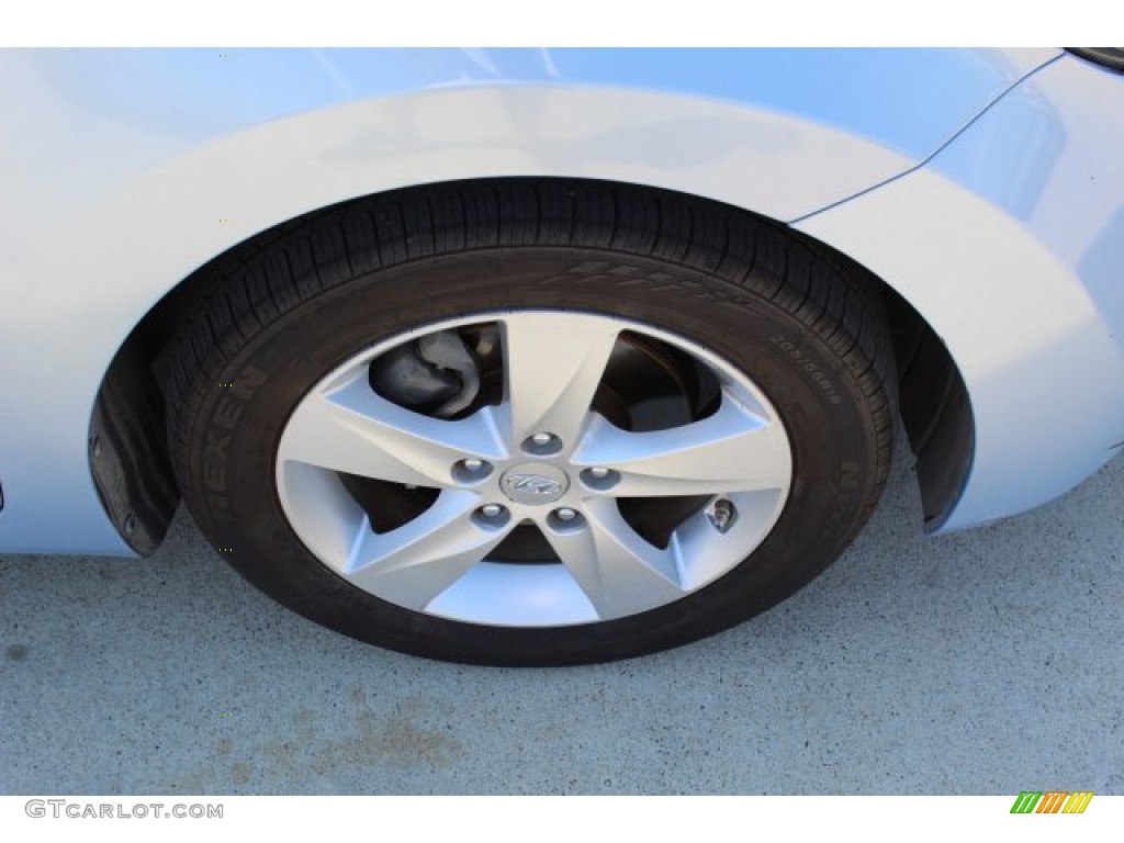 2011 Elantra GLS - Blue Sky Metallic / Beige photo #8