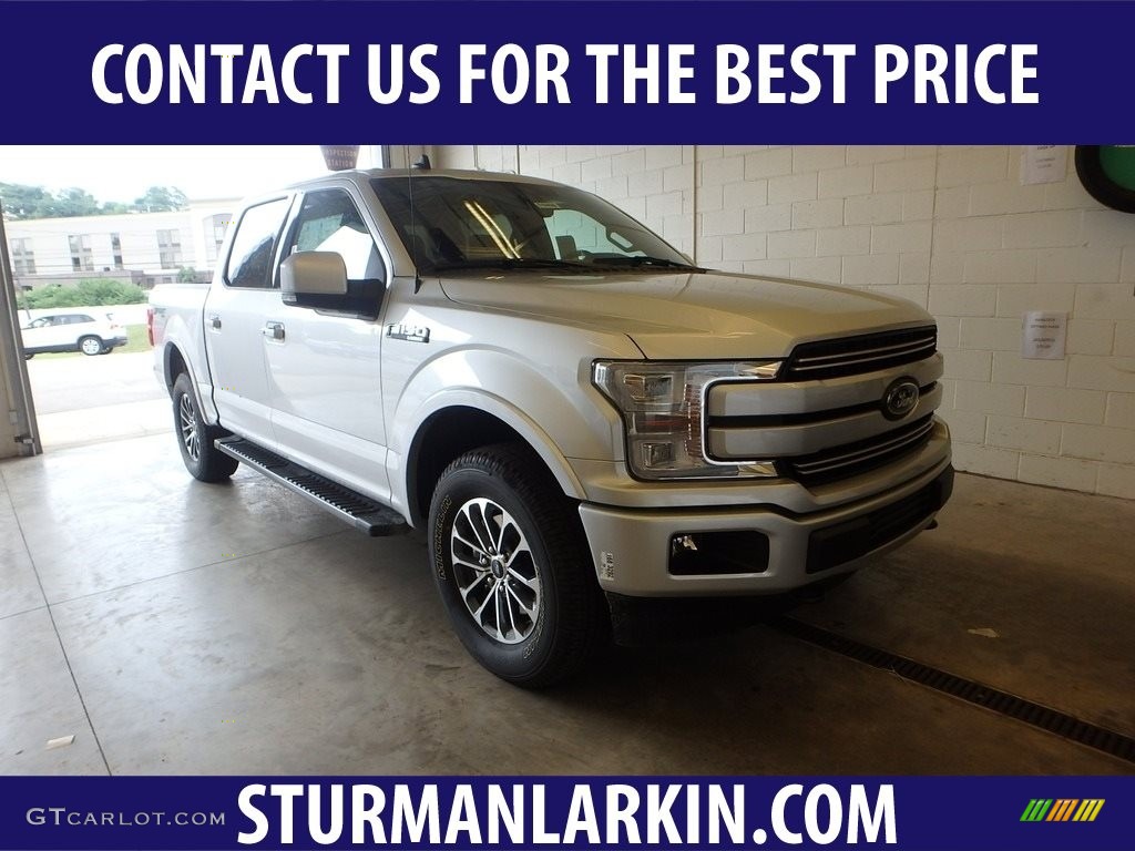 2019 F150 Lariat SuperCrew 4x4 - Ingot Silver / Black photo #1