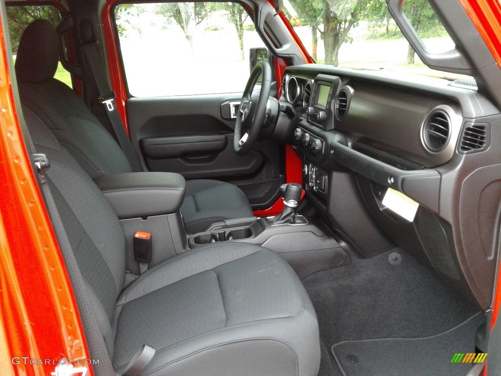 Black Interior 2020 Jeep Gladiator Sport 4x4 Photo #134590309