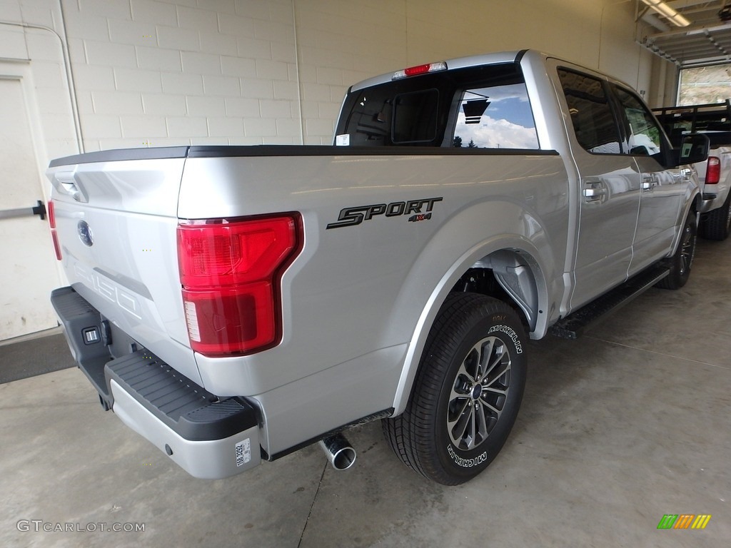 2019 F150 Lariat SuperCrew 4x4 - Ingot Silver / Black photo #2