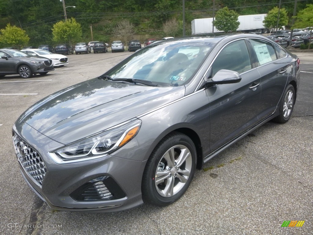 Machine Gray 2019 Hyundai Sonata Sport Exterior Photo #134590408