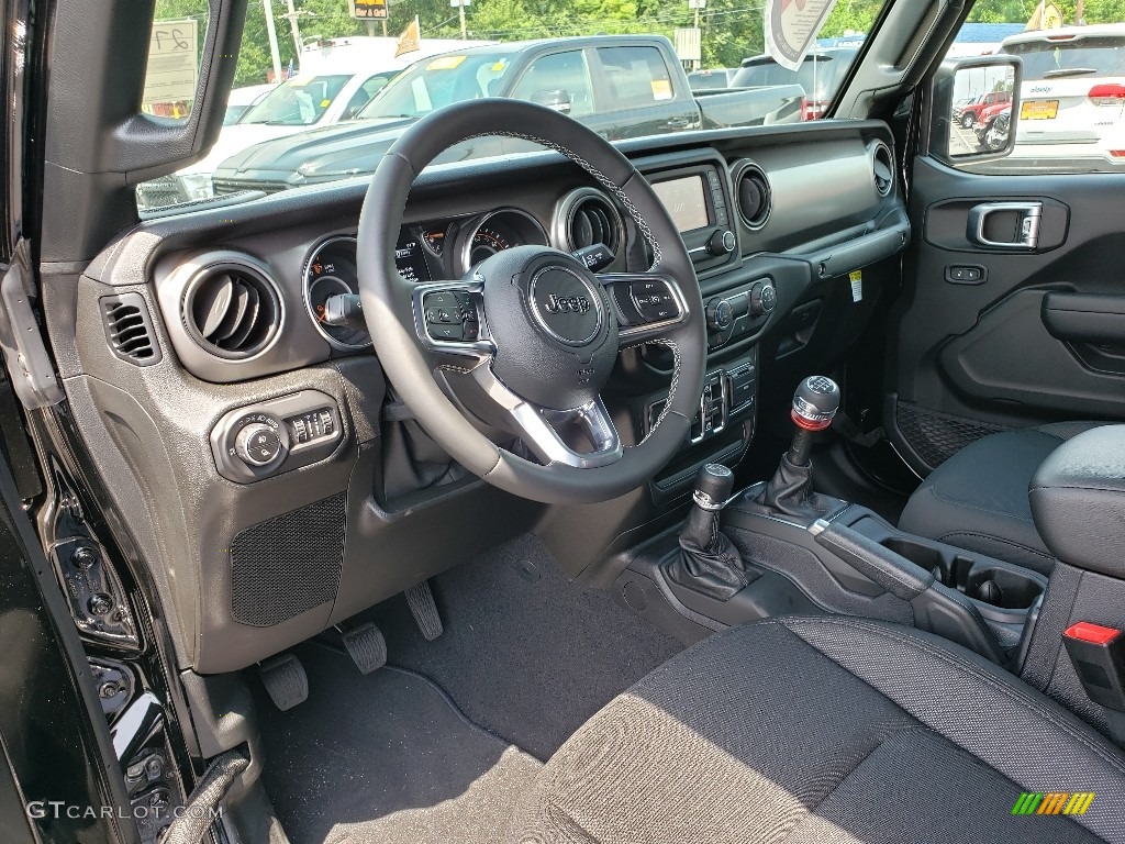 Black Interior 2020 Jeep Gladiator Sport 4x4 Photo #134591065