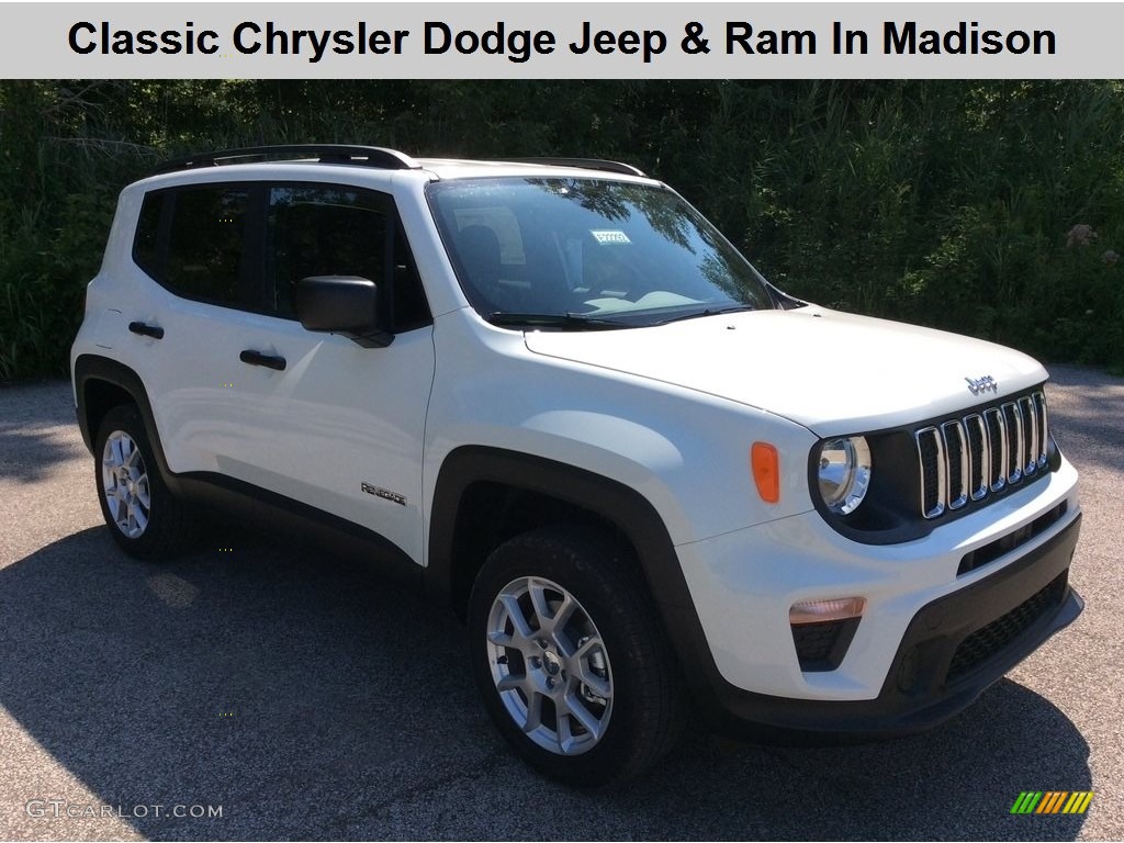 Alpine White Jeep Renegade