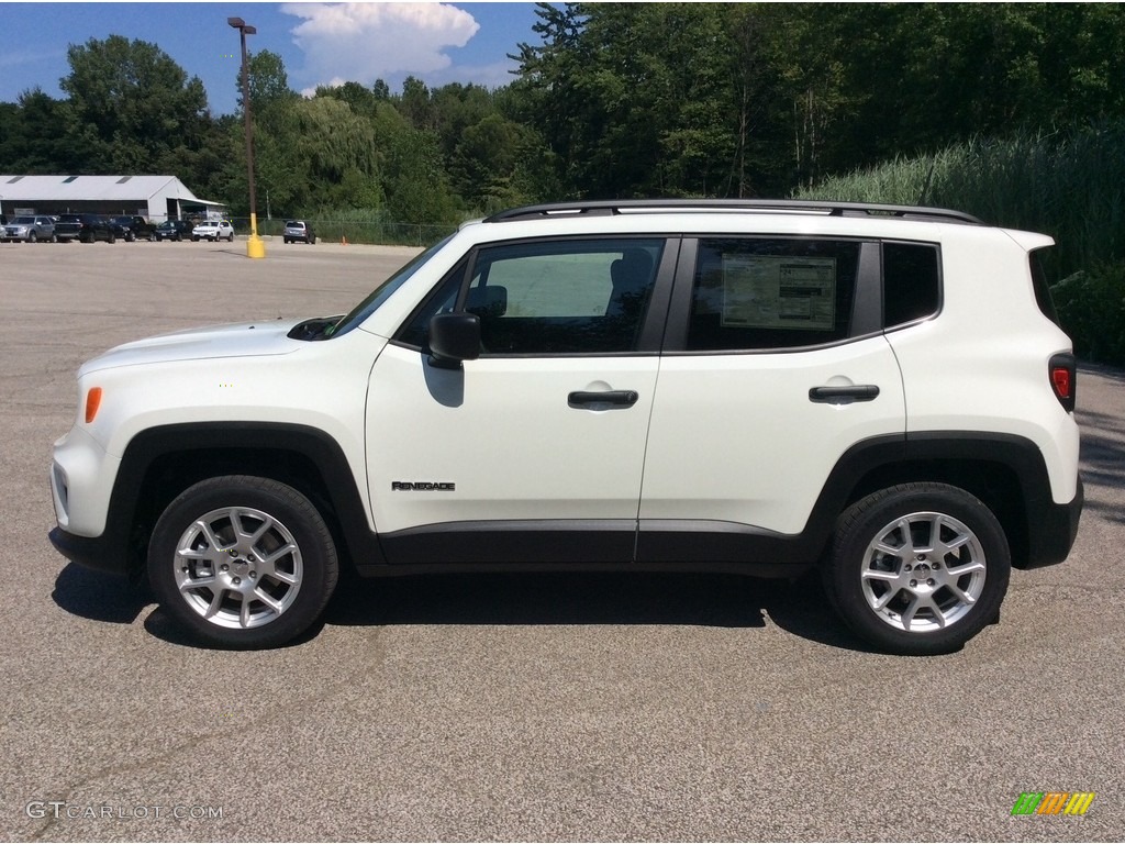 2019 Renegade Sport 4x4 - Alpine White / Black photo #6