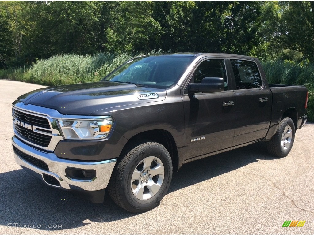 2019 1500 Big Horn Crew Cab 4x4 - Granite Crystal Metallic / Black/Diesel Gray photo #5