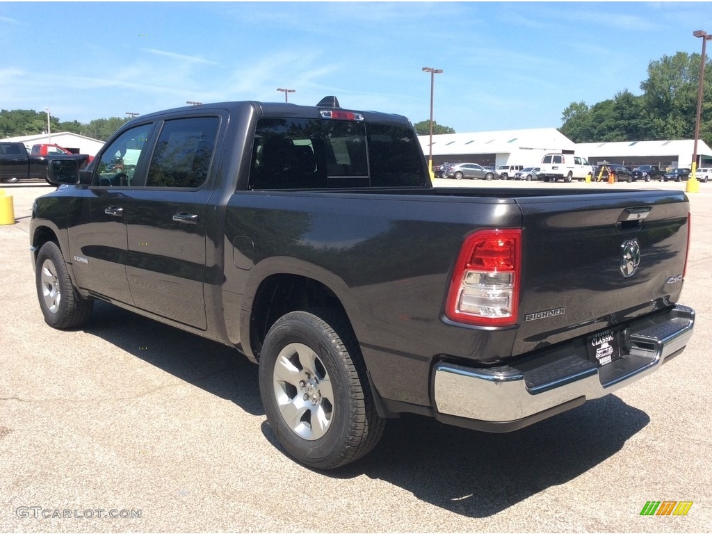 2019 1500 Big Horn Crew Cab 4x4 - Granite Crystal Metallic / Black/Diesel Gray photo #7
