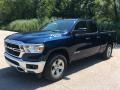 2019 Patriot Blue Pearl Ram 1500 Big Horn Quad Cab 4x4  photo #5