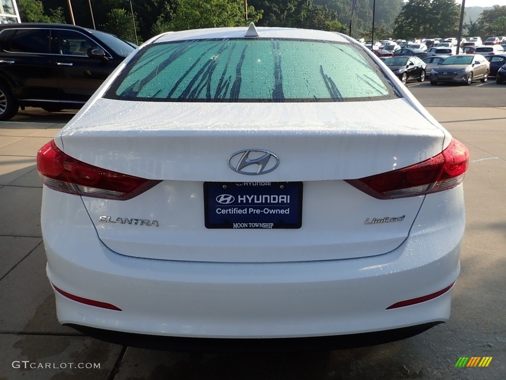 2017 Elantra Limited - White / Black photo #3