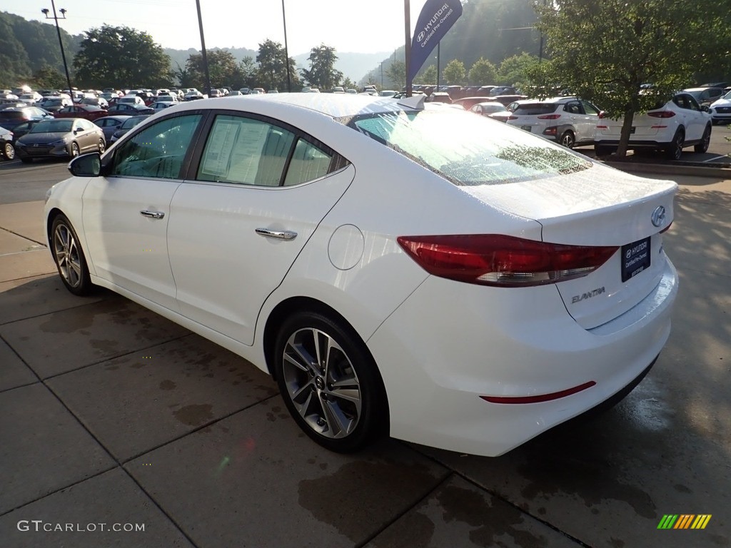 2017 Elantra Limited - White / Black photo #5