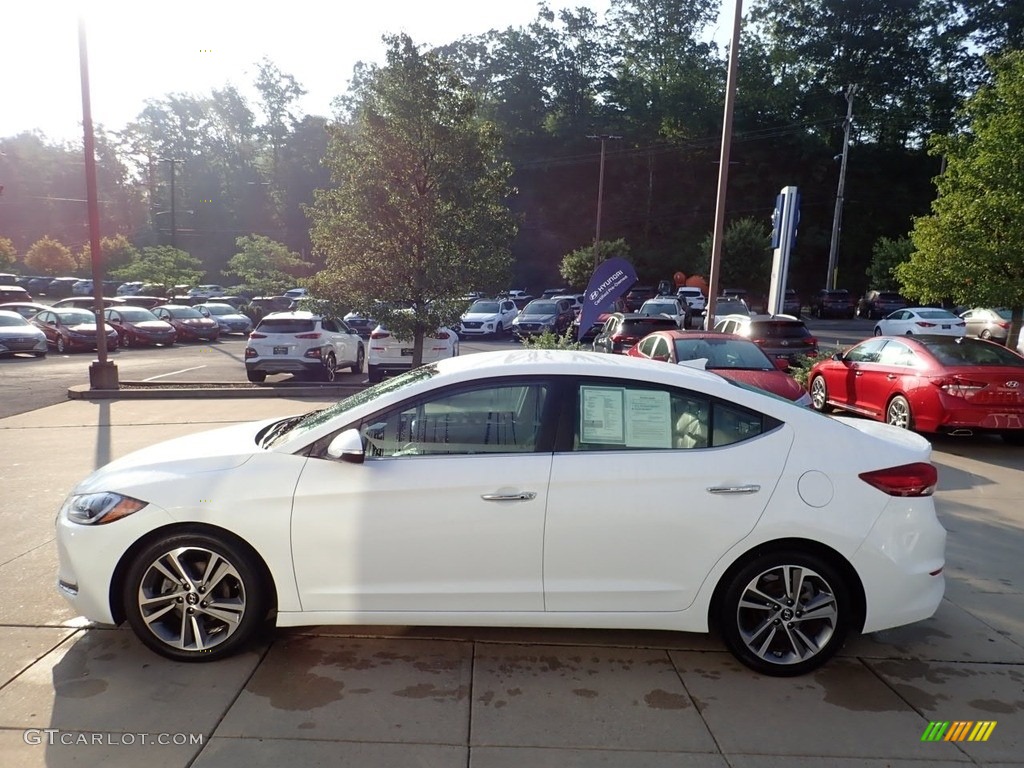 2017 Elantra Limited - White / Black photo #6