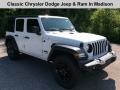 2019 Bright White Jeep Wrangler Unlimited Sport 4x4  photo #1