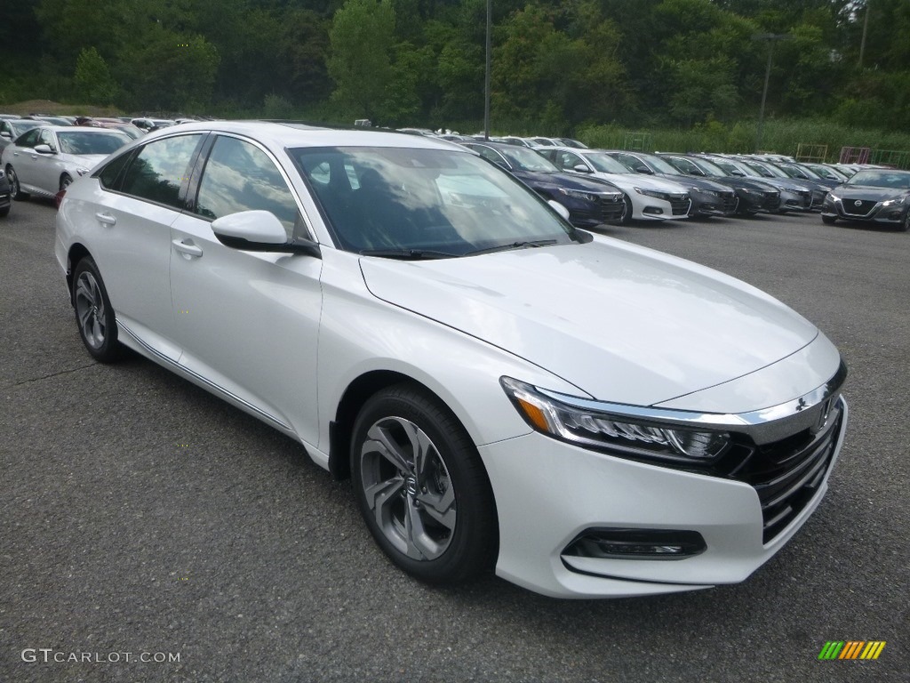 Platinum White Pearl 2019 Honda Accord EX-L Sedan Exterior Photo #134595312