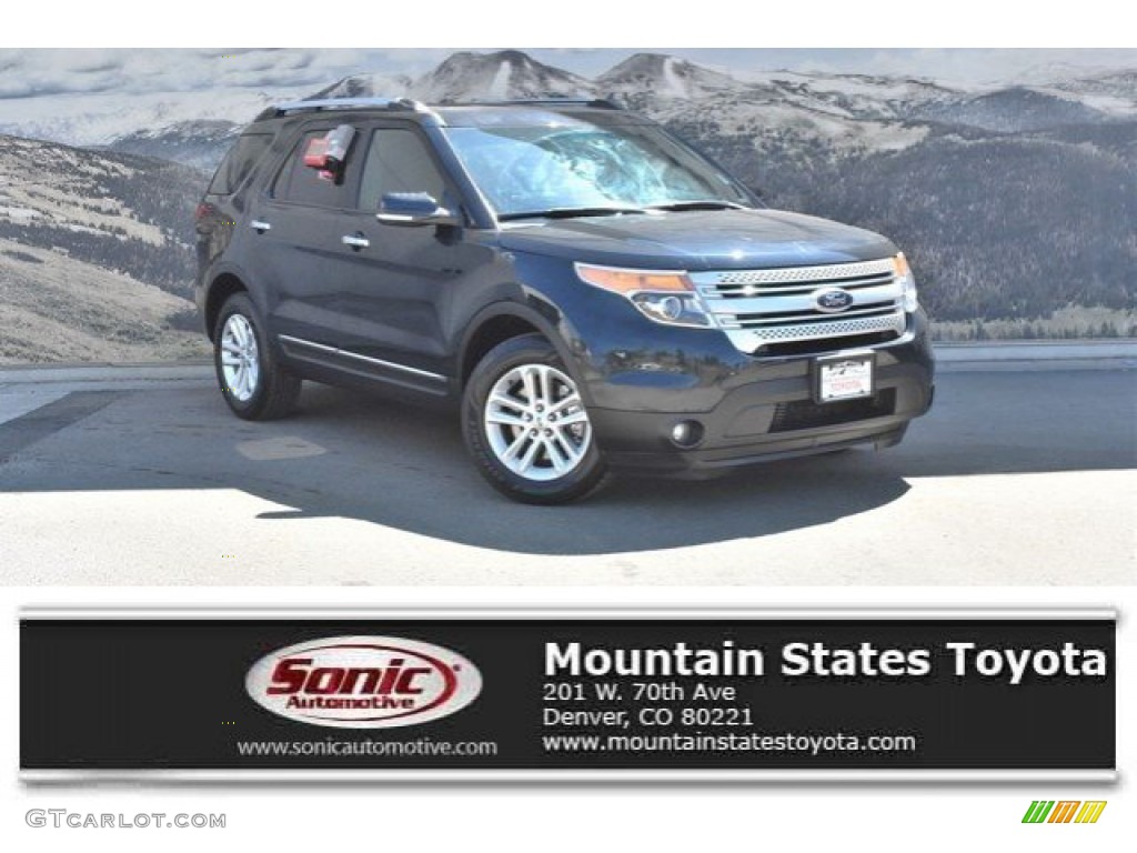 2014 Explorer XLT 4WD - Tuxedo Black / Charcoal Black photo #1