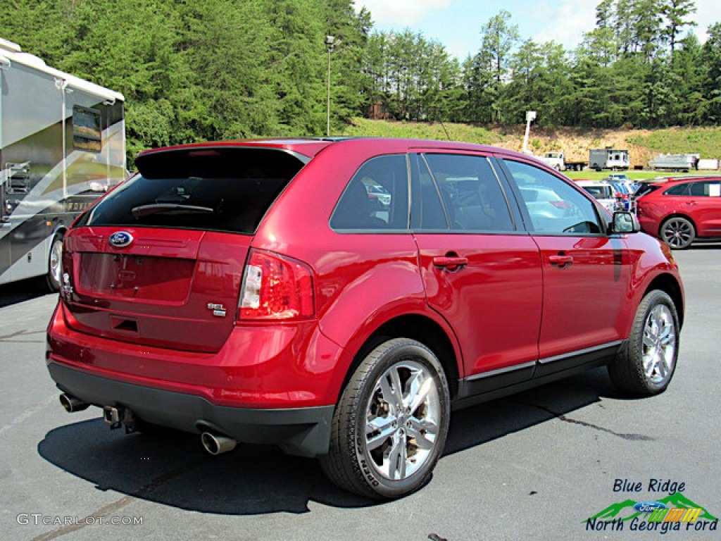 2013 Edge SEL AWD - Ruby Red / Medium Light Stone photo #5