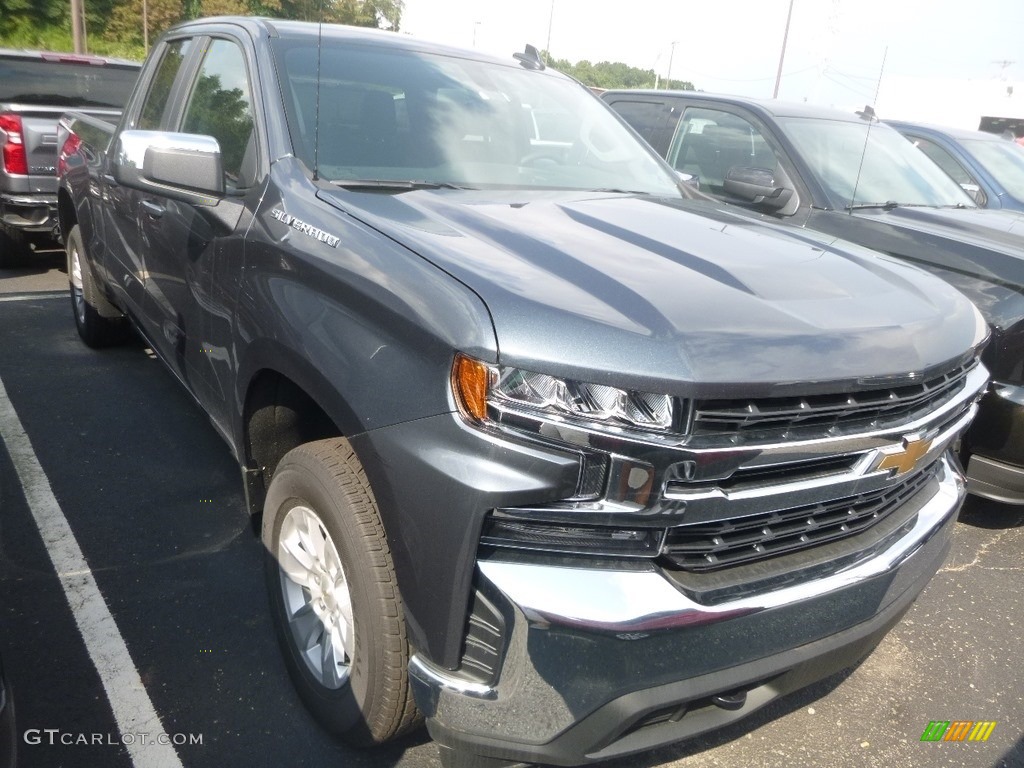 2019 Silverado 1500 LT Double Cab 4WD - Shadow Gray Metallic / Jet Black photo #5