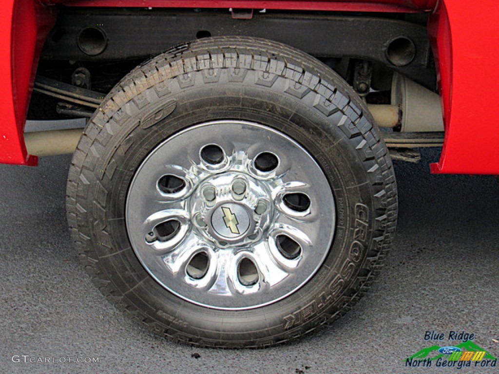 2011 Silverado 1500 Regular Cab - Victory Red / Dark Titanium photo #9