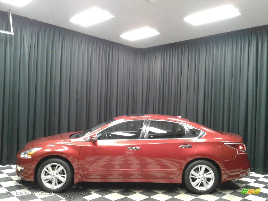 2015 Altima 2.5 SV - Cayenne Red / Charcoal photo #1