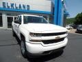 Summit White - Silverado LD Custom Double Cab 4x4 Photo No. 4