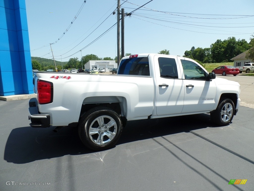 2019 Silverado LD Custom Double Cab 4x4 - Summit White / Dark Ash/Jet Black photo #7