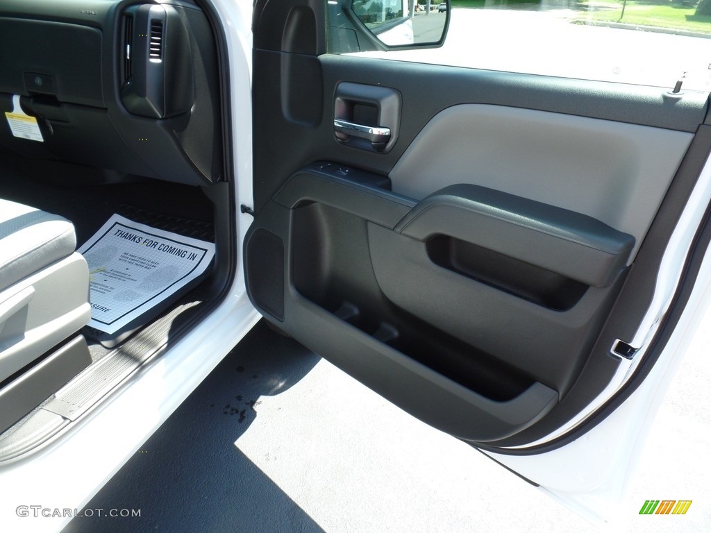 2019 Silverado LD Custom Double Cab 4x4 - Summit White / Dark Ash/Jet Black photo #38