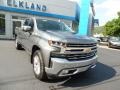 2019 Satin Steel Metallic Chevrolet Silverado 1500 LTZ Crew Cab 4WD  photo #4