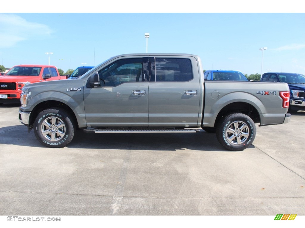 2019 F150 XLT SuperCrew 4x4 - Silver Spruce / Light Camel photo #5