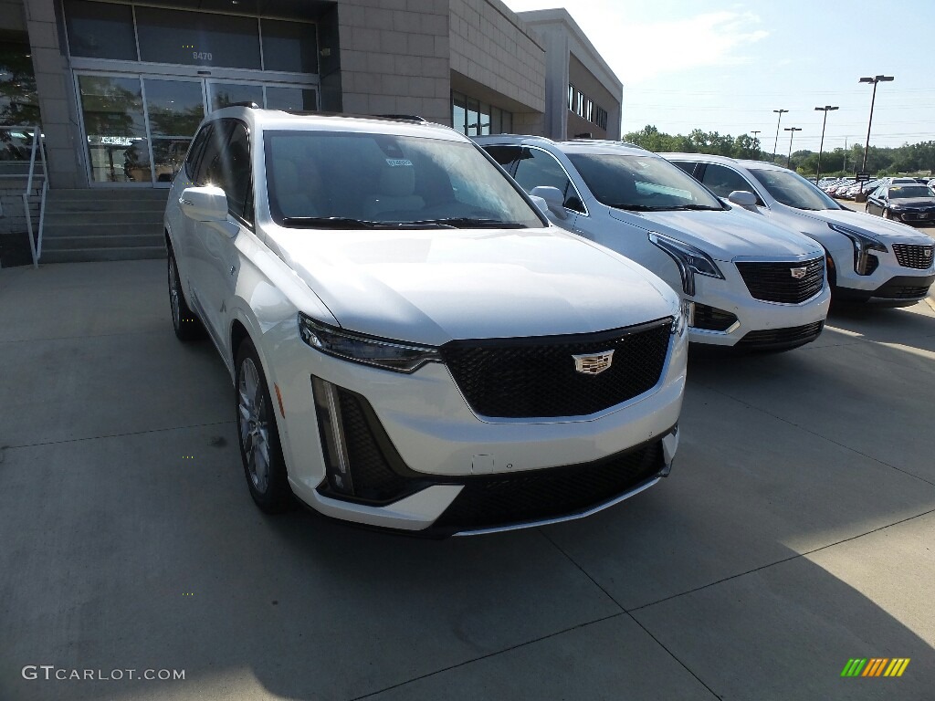 Crystal White Tricoat 2020 Cadillac XT6 Sport AWD Exterior Photo #134603532